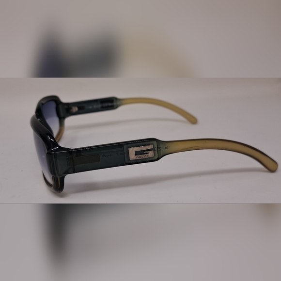 Gucci Vintage Y2K 90s Tom Ford Era Sunglasses Green Blue GG2475/S G9H 56-17-130 - Picture 6 of 13